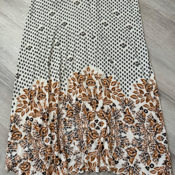 Free People Women’s neutral Rayon Pull on Maxi Skirt Size Small Summer - Picture 11 of 15